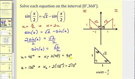 Divide each. . Trigonometric equations calculator with intervals